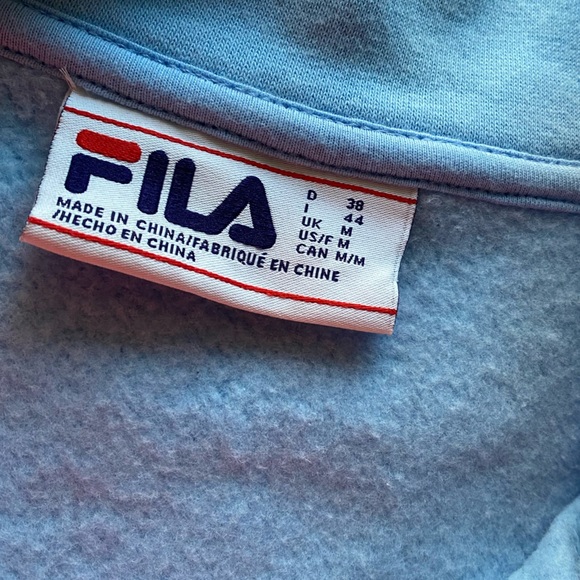 FILA Quarter Zip Cinch Crop Sweatshirt - Picture 3 of 3